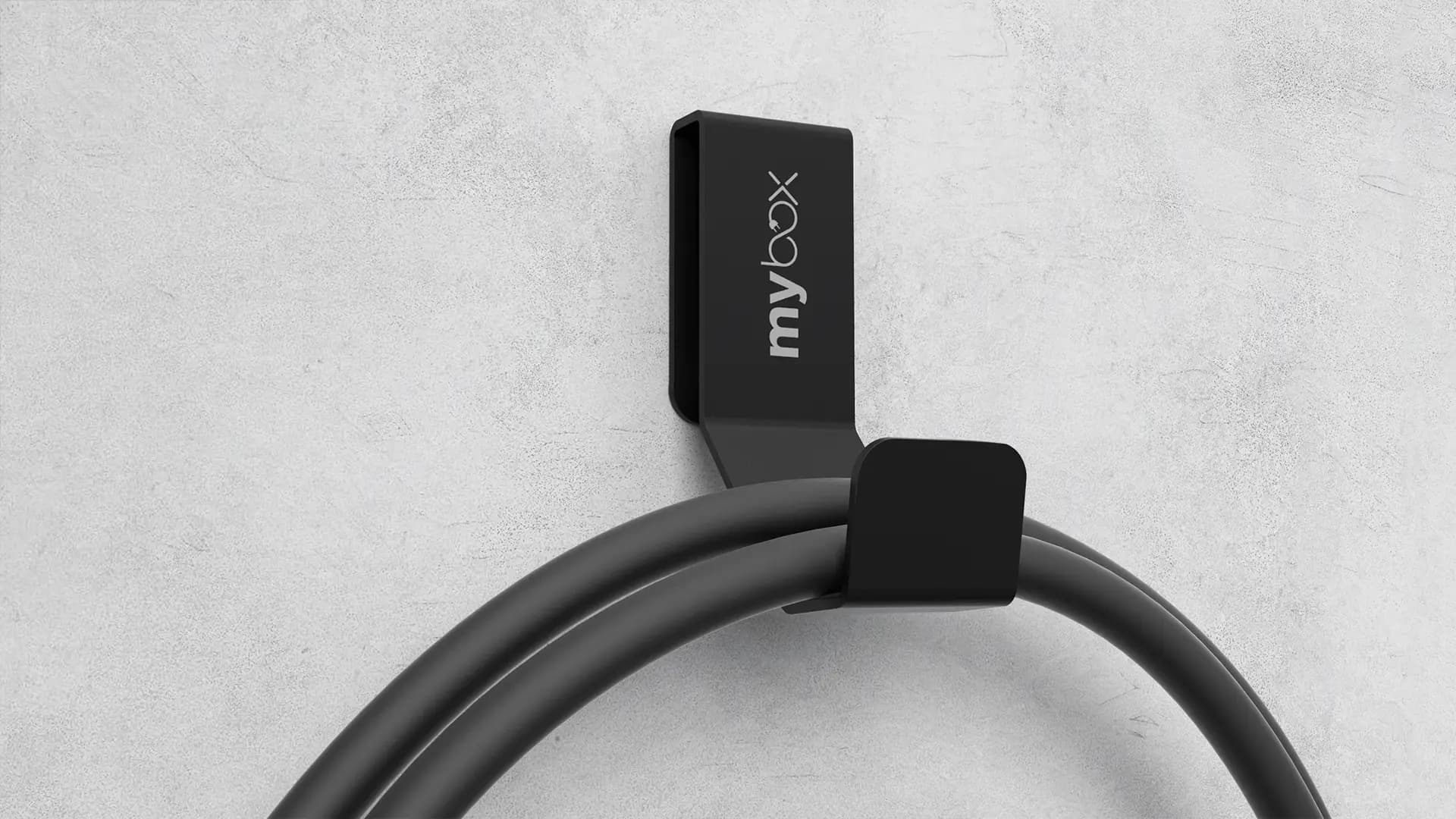 Großer Einzelhalter MyBox Profi aus lackiertem Edelstahl
